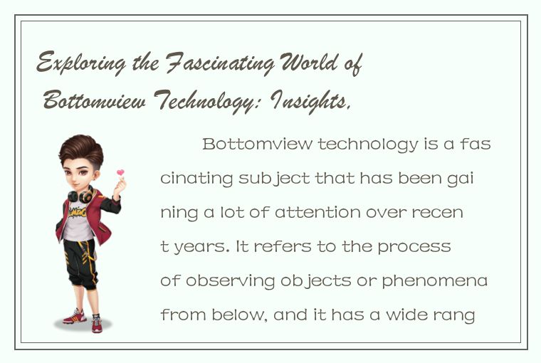 Exploring the Fascinating World of Bottomview Technology: Insights, Applications