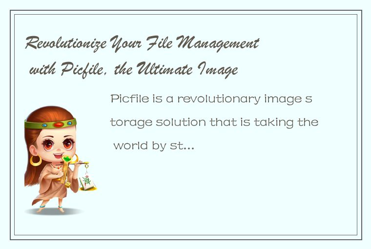 Revolutionize Your File Management with Picfile, the Ultimate Image Storage Solu