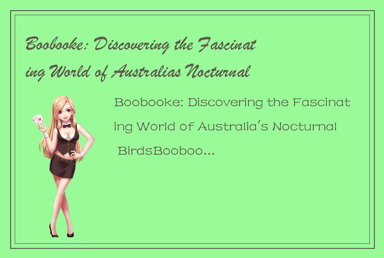 Boobooke: Discovering the Fascinating World of Australias Nocturnal Birds