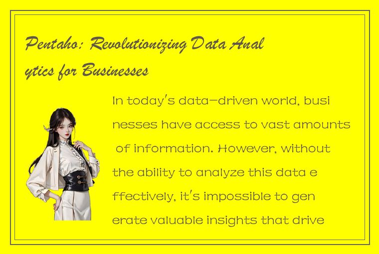 Pentaho: Revolutionizing Data Analytics for Businesses